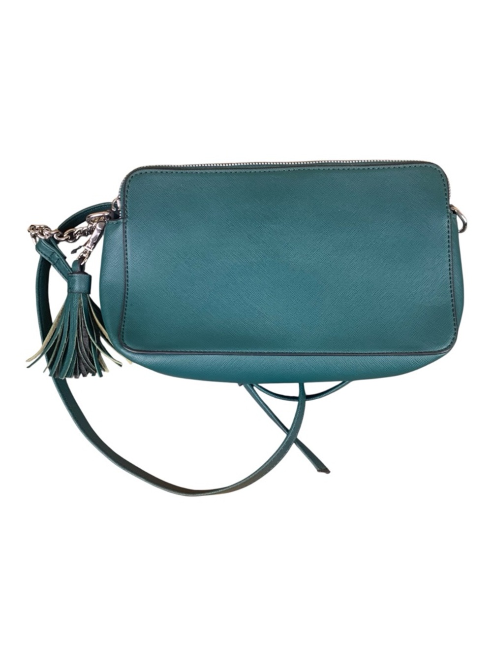 Nine West Teal‎ Crossbody Bag with Tassel - Picture 4 of 10
